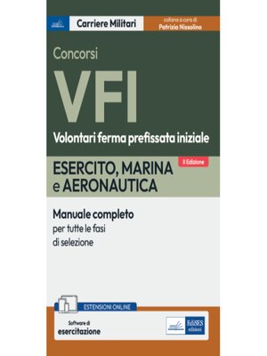cover image of Concorsi VFI--Esercito, Marina, Aeronautica